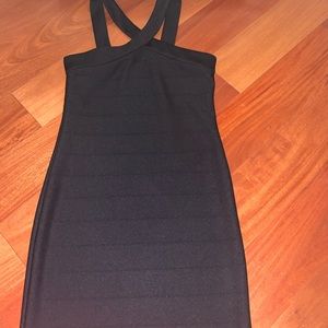 Black cross cross dress